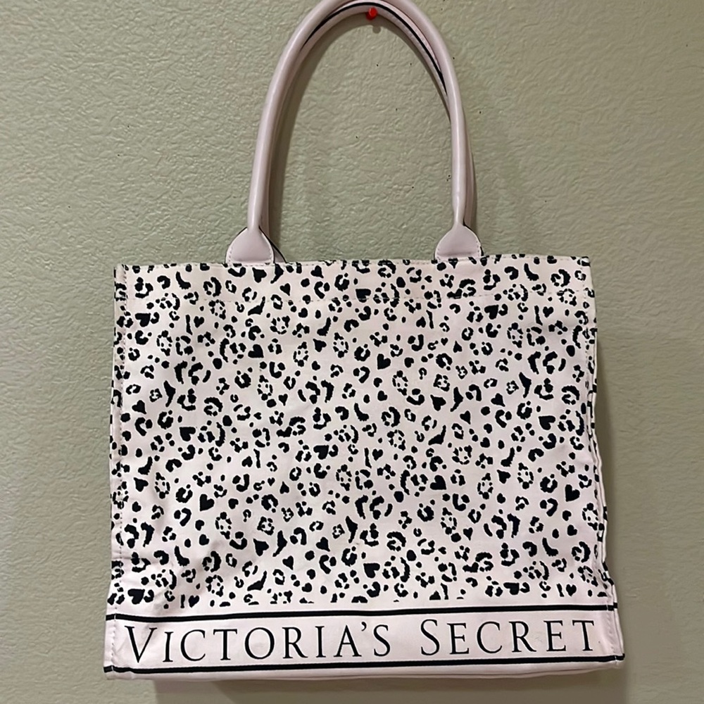 Victoria's Secret Leopard Logo Tote